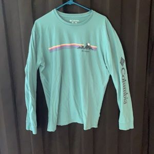 Men’s blue Columbia, Xl long sleeve t-shirt